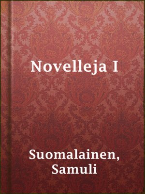 cover image of Novelleja I